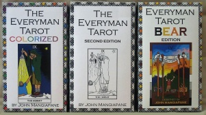 The Everyman Tarot is available in three versions; original B/W, Full Color, and the new Bear Edition!